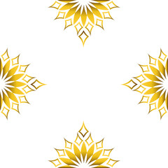 luxury golden geometry frame design