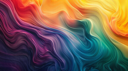 Fototapeta premium Vibrant background with flowing rainbow hues.