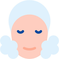 Vector Icon Face Wash, Hygiene, Face, Wash, Health Care