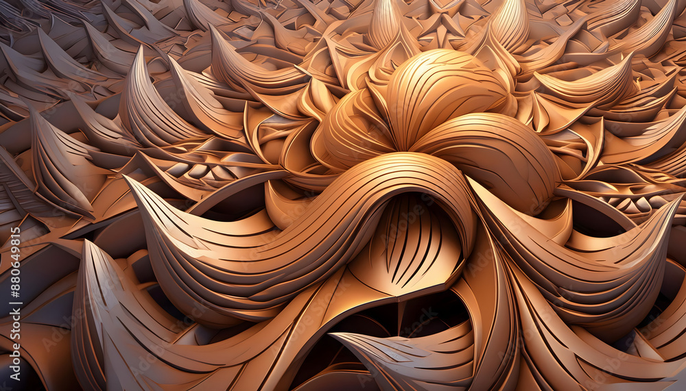 Poster abstract 3d background- a visually engaging three-dimensional abstract design, adding d_1(32)