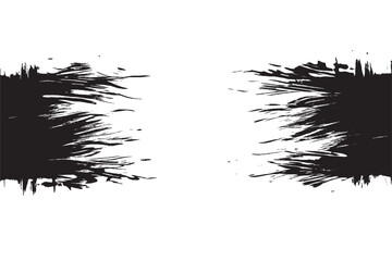 Luxury Black Traced Texture on White Background - Monochrome Vector Illustration Overlay