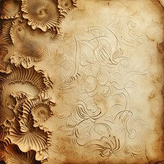 Grunge paper background with abstract pattern. Old paper texture.	
