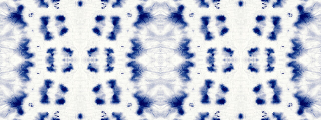 Water Color Geometric Pattern. Abstract Watercolor Carpet Pattern. Seamless Stripe Ikat Batik. Abstract Boho Brush. Water Colour Geometric Pattern. Ethnic Geometric Batik. Navy Color Bohemian Brush.