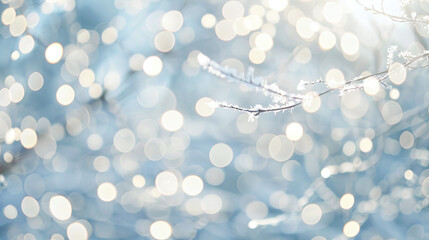 Subtle, Clean and Chic Blurred Background for Christmas - Bokeh design.