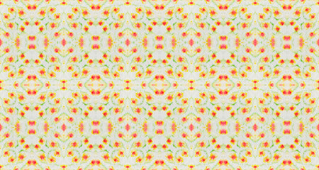 Floral Abstract Mark. Wet Watercolour Colorful Blot. Wash Flower