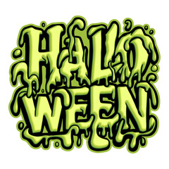 Happy Halloween typography