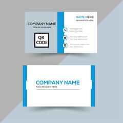  creative business card template. Portrait and landscape orientation. Horizontal and vertical layout. Vector illustration