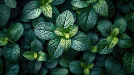 Fototapeta premium Premium Leafy Green Foliage Texture