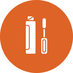 Concealer glyph circle icon