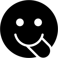 Vector Icon Tongue, Emoji, Smileys, Reaction, Feelings, Emotion