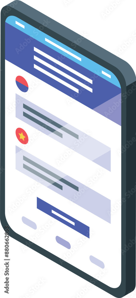 Poster language learning app interface on a smartphone, enabling users to acquire new languages and enhance