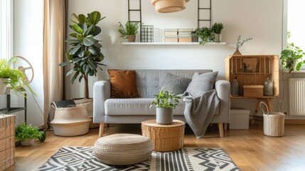 interior of living room and personal accessories. Home decor.