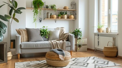 interior of living room and personal accessories. Home decor.