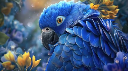 Hyacinth Parrot