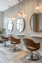 Create a modern hair salon