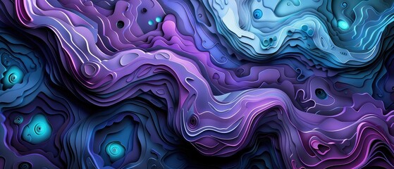 Obraz premium Abstract painting. Colorful digital art. Modern art.