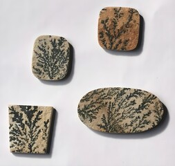 Psilomelane dendrite fossils (Real Photograph I took) © WholeLottaPixels