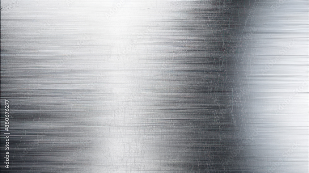 Poster brushed metal texture background with horizontal and vertical streaks, creating a sleek and modern i