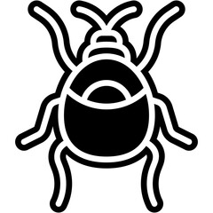 Vector Icon Flea, Bug, Parasite, Animal Kingdom, Insect, Animals
