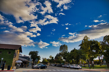 Visiting downtown Paso Robles, California, on a summer day.