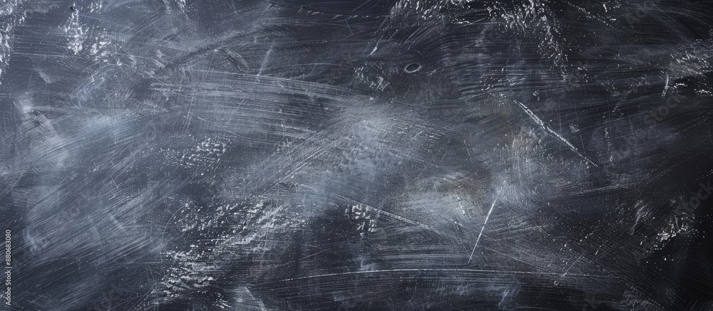 Aufkleber Blackboard surface with erased chalk creating an abstract background ideal as a blank canvas for images and text with copy space image
