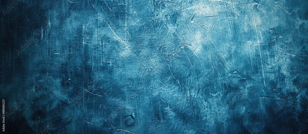 Aufkleber grunge background with a blue canvas texture ideal for showcasing copy space image