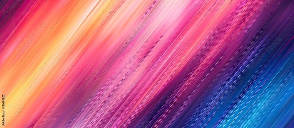 Aufkleber Colorful gradient motion abstract background with blurry lines providing texture suitable as a wallpaper with copy space image