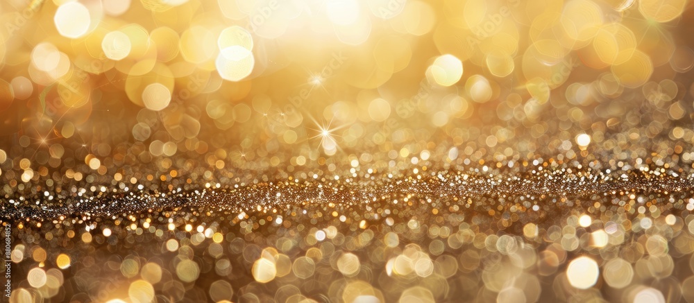 Aufkleber Gold glitter abstract background with copy space image