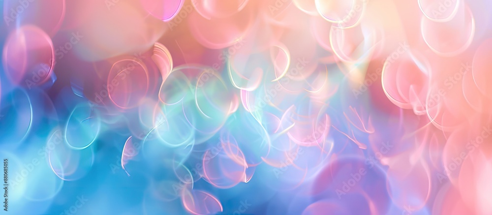 Poster Selective focus creates a soft blurred effect in this beautiful abstract background with a copy space image