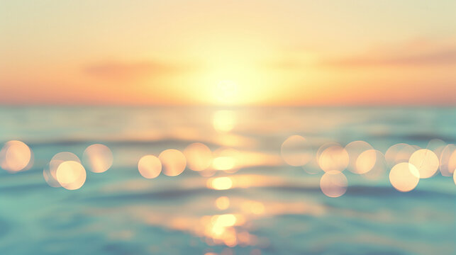 Simple and Stylish Blurred Background for Summer. - Beach vibes. 