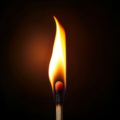 Match flame background, high resolution image