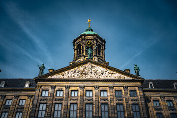 Fototapeta premium Amsterdam City, Old Architecture, Netherlands