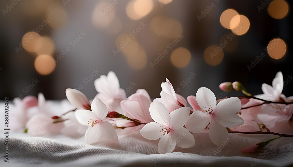 Poster  Delicate Light Background- A soft and gentle background with delicate lighting, creating a _1(141)