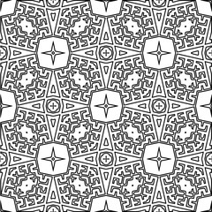 Repeat patterns.Abstract shapes from lines. Vector graphics for design, prints, decoration, cover, textile, digital wallpaper, web background, wrapping paper, clothing, fabric, packaging, cards.