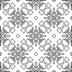 Repeat patterns.Abstract shapes from lines. Vector graphics for design, prints, decoration, cover, textile, digital wallpaper, web background, wrapping paper, clothing, fabric, packaging, cards.