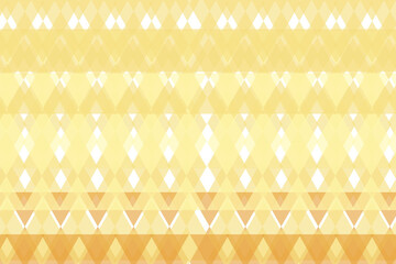 Fabric pattern formed from triangles