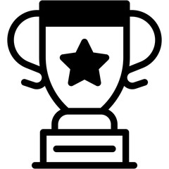 Vector Icon Trophy, Award, Reward, Champion, Winner, Star