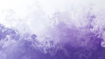 Obraz premium White and Purple Ink Swirls in Water