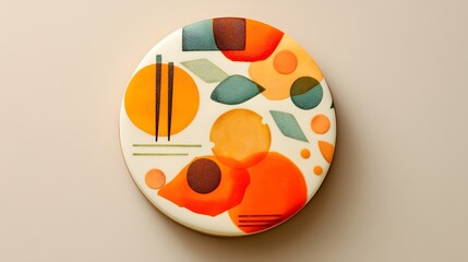 Abstract Design Cake.