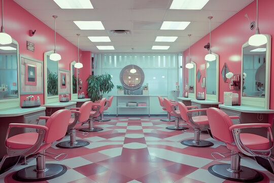 Vintage beauty salon