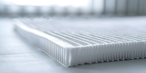 DIY HVAC maintenance replace filters regularly to improve indoor air quality. Concept DIY HVAC maintenance, Replace filters, Indoor air quality, Improve air ventilation