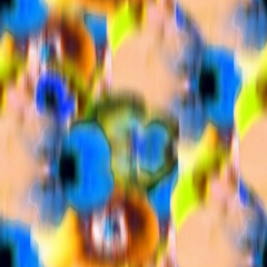 Rug seamless texture with ethnic pattern, fabric texture, grunge background, boho style pattern, patchwork, 3d illustration