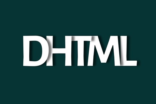 DHTML, Dynamic Hypertext Markup Language
