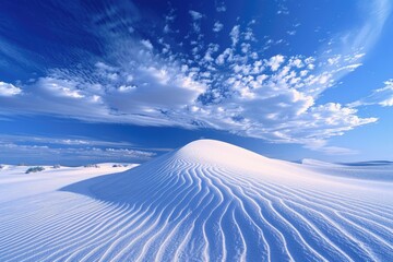 White Sands National Monument: Ripples in Sand Dunes at Land of Enchantment