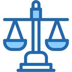Vector Icon law, scale, legal, balance, justice
