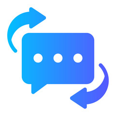 feedback gradient icon