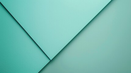Abstract Pattern With Triangles in Aqua Green Color Scheme