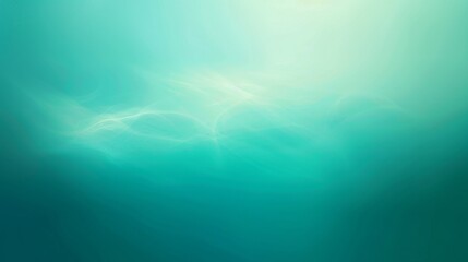 Underwater View of Clear Blue Water With Sunlight Shining Through