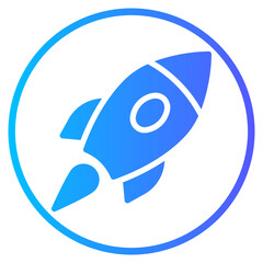 project launch gradient icon