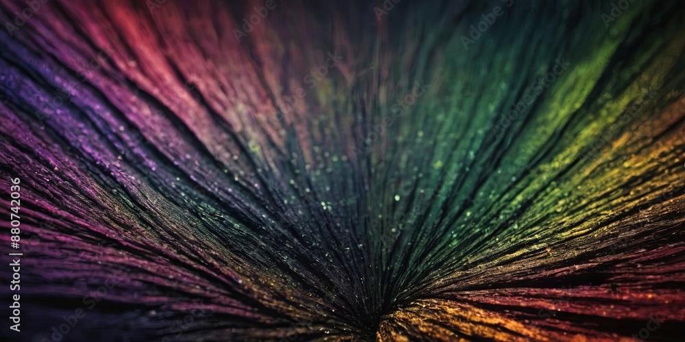 Poster A colorful, abstract image of a tree with many branches and leaves
